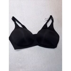 Torrid‎ Curve 360 Back Smoothing Lightly Lined Deep V Plunge Bra Size 40DD Black